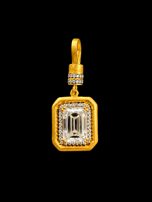 Moissanite Charm