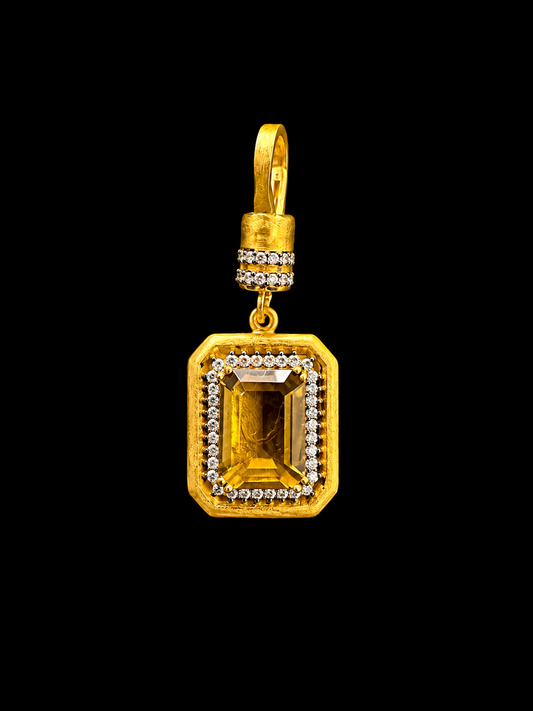 Citrine Charm