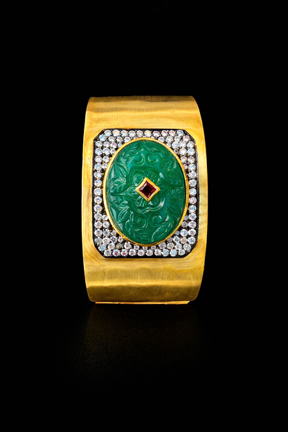 Green Onyx Bangle