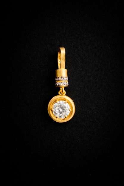 Moissanite Charm
