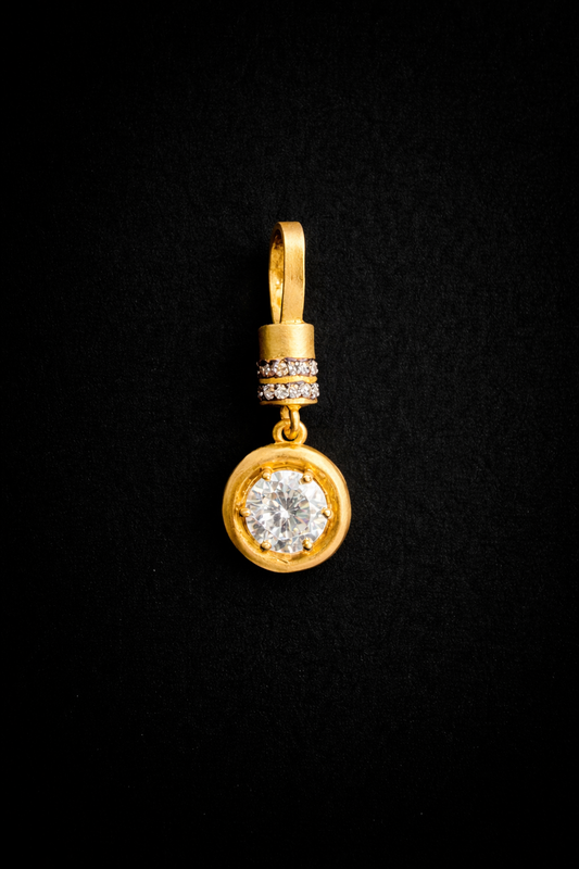 Moissanite Charm